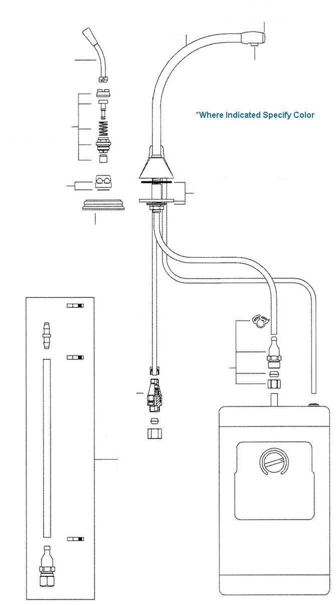 trying to locate flexible hose that connects from Franke little butler ...